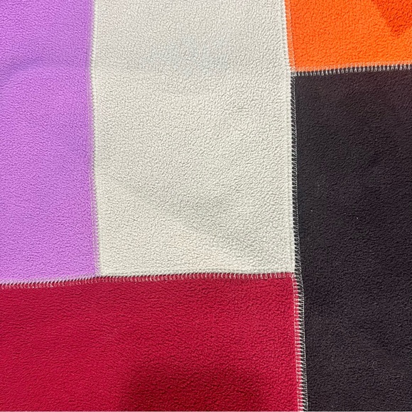 Susan Bristol Color Block Patchwork Coat Vintage Size Small Great Condition - Picture 15 of 15